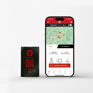 RIDELINK - WingMan 4G | GPS Tracker | Live Tracking | Unfallmelder | Diebstahlmelder | Inklusive Navigation und Routenplaner | Robust, IP54 Wasserdicht und Staubdicht