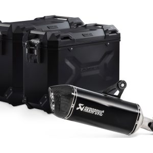 TRAX ADV Alukoffer-System + Akrapovic