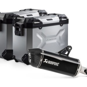 TRAX ADV Alukoffer-System + Akrapovic