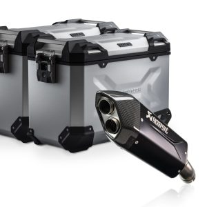 TRAX ADV Alukoffer-System + Akrapovic